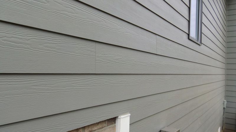 Fiber cement siding installation process