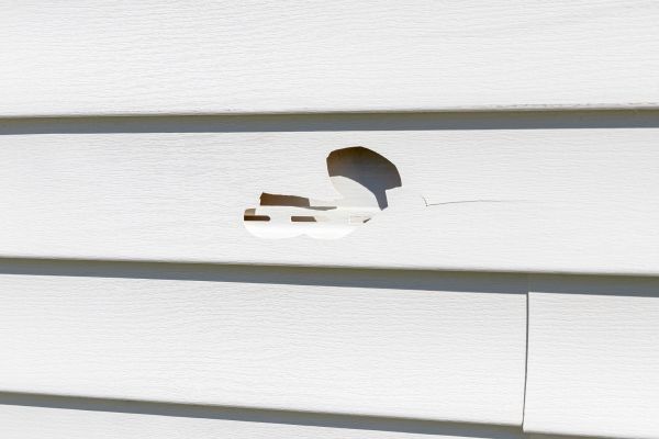 Cost of White Vinyl Siding Repair in Bismarck